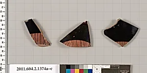 Terracotta fragments of skyphoi (deep drinking cups) by Unknown Artist