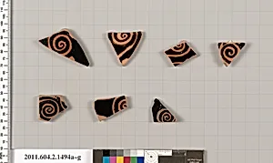 Terracotta fragments of skyphoi (deep drinking cups) by Unknown Artist