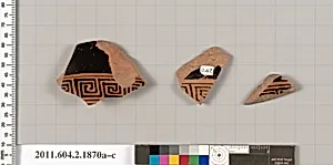 Terracotta fragments of skyphoi (deep drinking cups) by Unknown Artist