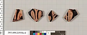 Terracotta fragments of skyphoi (deep drinking cups) by Unknown Artist