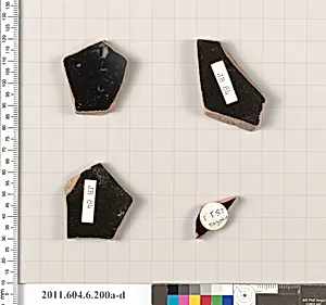 Terracotta fragments of skyphoi (deep drinking cups) by Unknown Artist