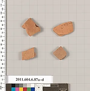Terracotta fragments of undetermined shapes by Unknown Artist