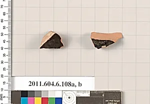 Terracotta fragments of undetermined shapes by Unknown Artist