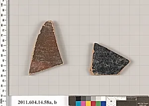 Terracotta fragments of undetermined shapes by Unknown Artist