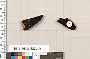 Terracotta fragments of unidentified shapes by Unknown Artist