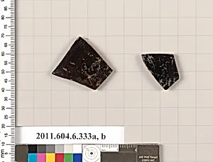 Terracotta fragments of unidentified shapes by Unknown Artist