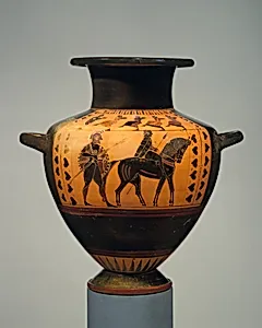 Terracotta hydria (water jar)