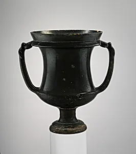 Terracotta kantharos (drinking cup)