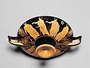 Terracotta kylix (drinking cup)