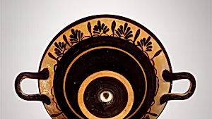 Terracotta kylix (drinking cup)