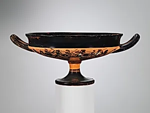 Terracotta kylix (drinking cup) by Group of Rhodes 12264