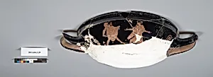 Terracotta kylix (drinking cup)
