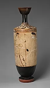 Terracotta lekythos (oil flask)