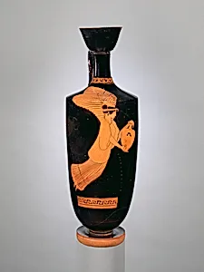 Terracotta lekythos (oil flask)