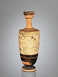 Terracotta lekythos (oil flask)