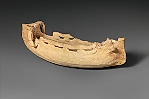 Terracotta model of a ship
