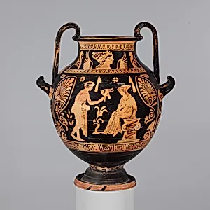 Terracotta nestoris (two-handled jar) by Painter of New York 52.11.2