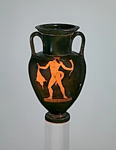 Terracotta Nolan neck-amphora (jar)