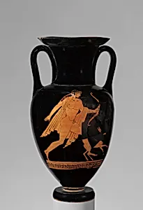 Terracotta Nolan neck-amphora (jar)