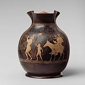 Terracotta oinochoe: chous (jug)