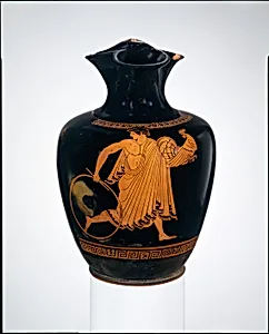 Terracotta oinochoe: chous (jug)