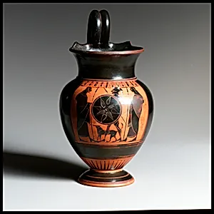 Terracotta oinochoe (jug)