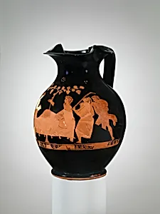 Terracotta oinochoe (jug)