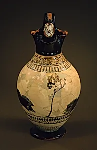 Terracotta oinochoe (jug) by Painter of London B 620