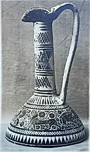 Terracotta oinochoe (wine jug)