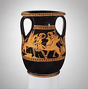 Terracotta pelike (wine jar) by Painter of Munich 2365
