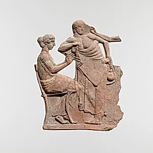 Terracotta relief