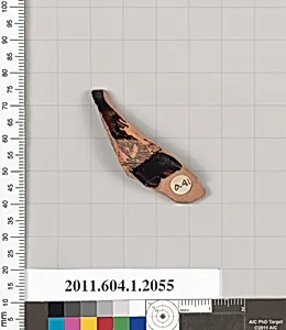 Terracotta rim fragment of a kylix (drinking cup)