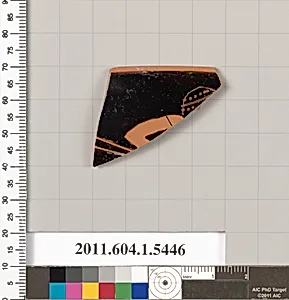 Terracotta rim fragment of a kylix (drinking cup) by Unknown Artist