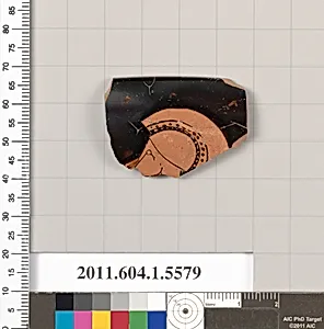 Terracotta rim fragment of a kylix (drinking cup) by Unknown Artist