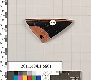 Terracotta rim fragment of a kylix (drinking cup) by Unknown Artist