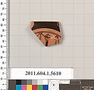 Terracotta rim fragment of a kylix (drinking cup) by Unknown Artist