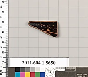 Terracotta rim fragment of a kylix (drinking cup) by Unknown Artist