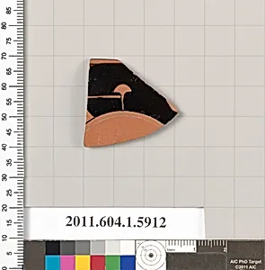 Terracotta rim fragment of a kylix (drinking cup) by Unknown Artist