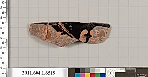 Terracotta rim fragment of a kylix (drinking cup) by Unknown Artist