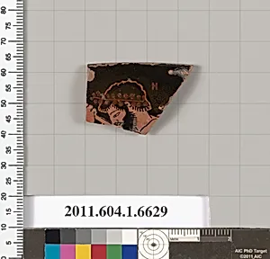 Terracotta rim fragment of a kylix (drinking cup) by Unknown Artist