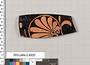 Terracotta rim fragment of a kylix (drinking cup) by Unknown Artist