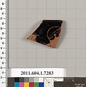 Terracotta rim fragment of a kylix (drinking cup) by Unknown Artist