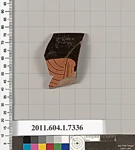 Terracotta rim fragment of a kylix (drinking cup) by Unknown Artist
