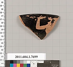 Terracotta rim fragment of a kylix (drinking cup) by Unknown Artist