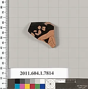 Terracotta rim fragment of a kylix (drinking cup) by Unknown Artist