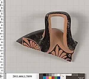 Terracotta rim fragment of a kylix (drinking cup) by Unknown Artist