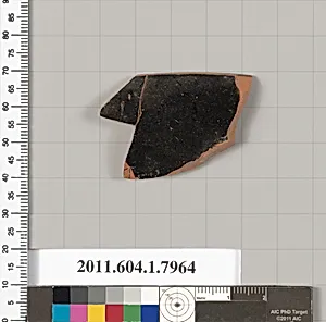 Terracotta rim fragment of a kylix (drinking cup) by Unknown Artist