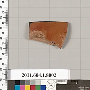 Terracotta rim fragment of a kylix (drinking cup) by Unknown Artist