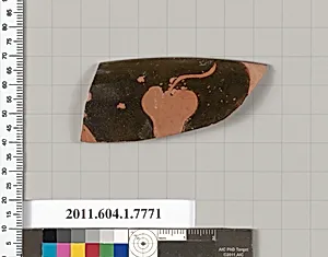 Terracotta rim fragment of a kylix (drinking cup) by Unknown Artist