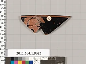 Terracotta rim fragment of a kylix (drinking cup) by Unknown Artist